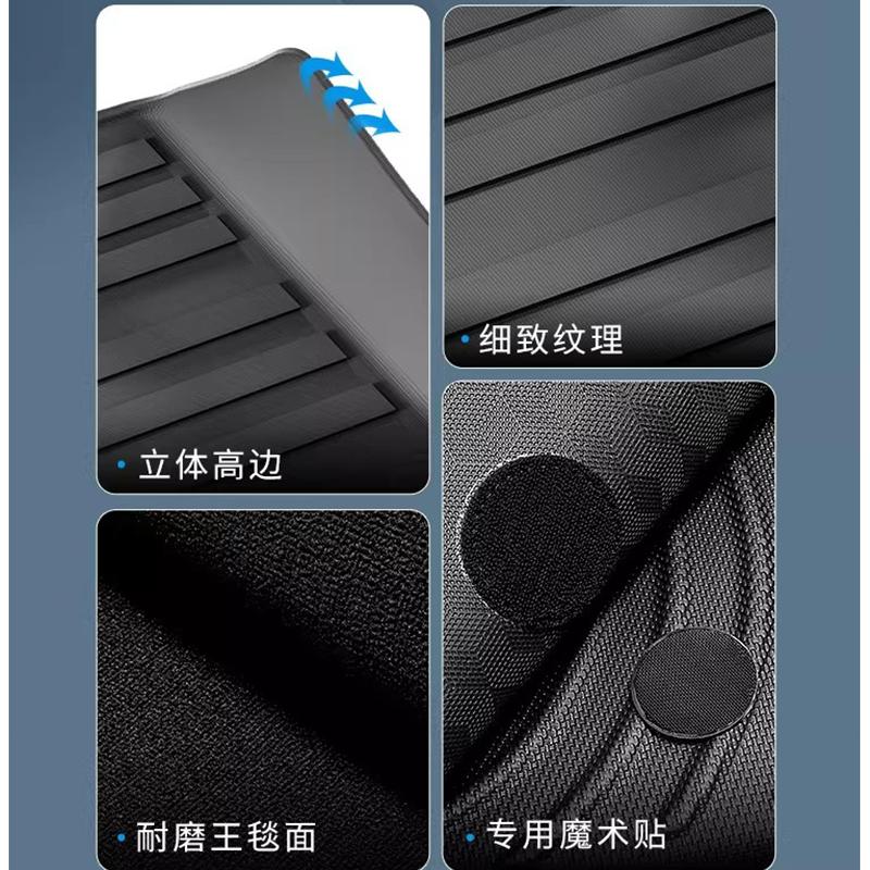 For POLESTAR 4 2023-2024 Car Floor Mats Trunk Mat Anti-slip Stain-resistant Easy To Clean Automobile Modification Supplies