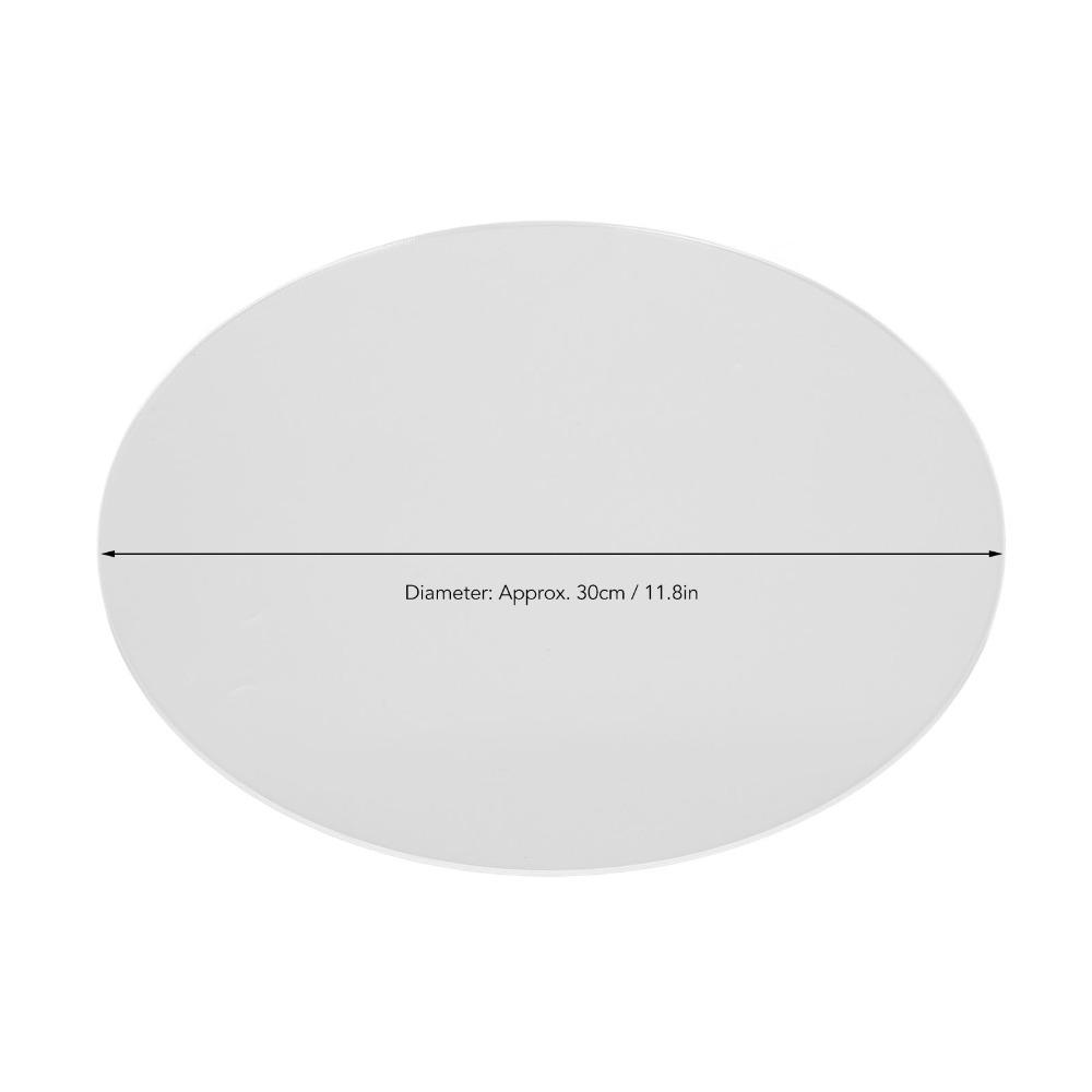 Acrylic Cutting Board Round Transparent Chopping Board 30cm / 11.8in Easy To Clean Countertop Protector Home Kitchen