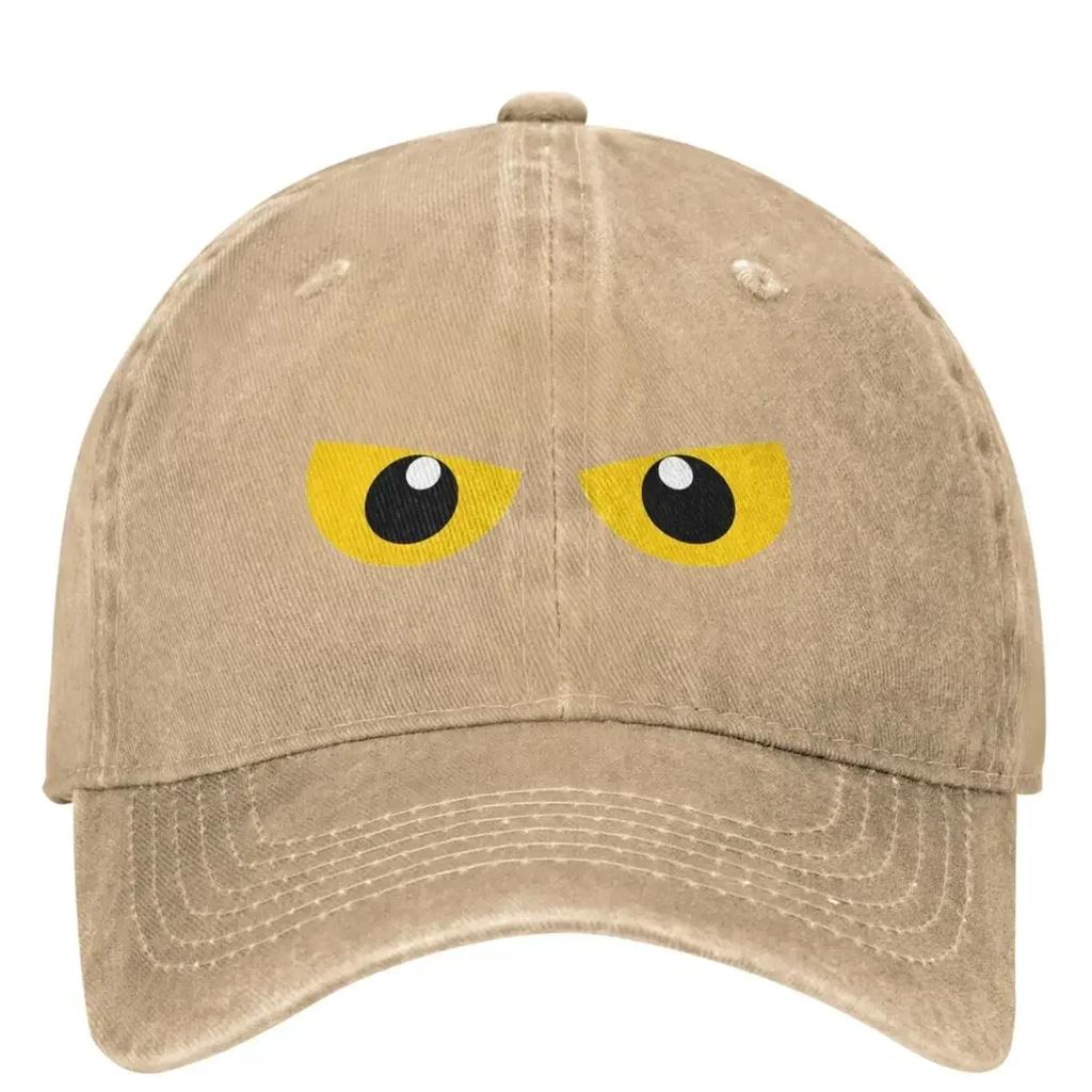 Big Angry Eyes Baseball Cap Kpop Rock Fitted Retro Trucker Hat Unisex Men Streetwear Designer Snapback Cap