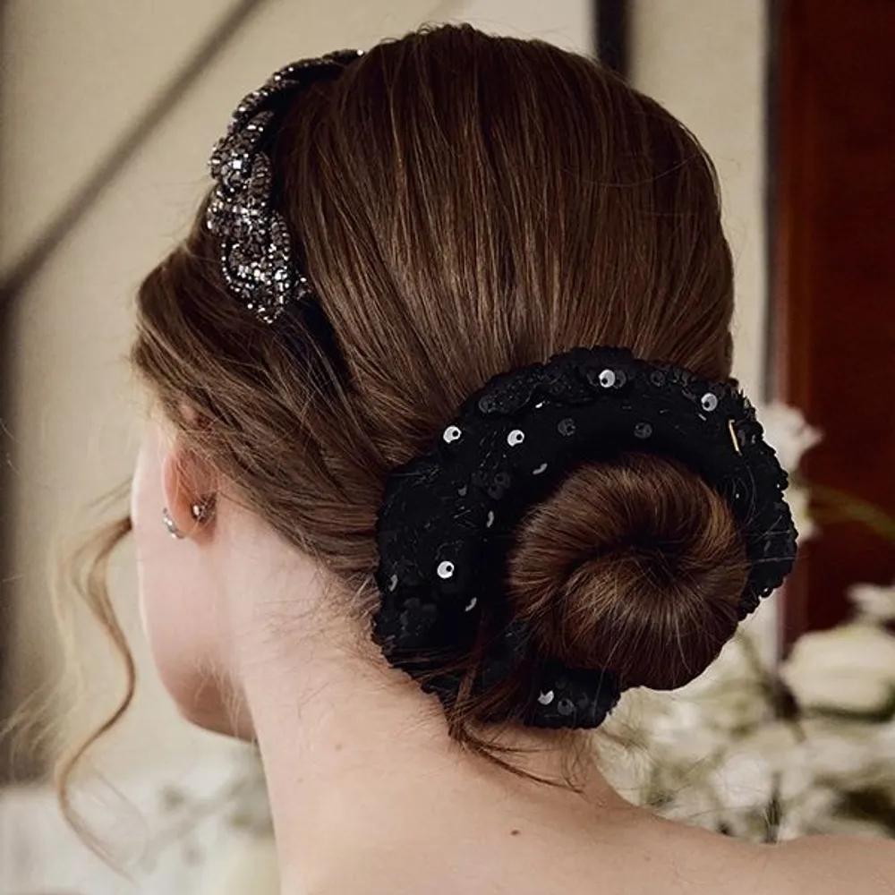 Sequin Scrunchie LFPT0655 black