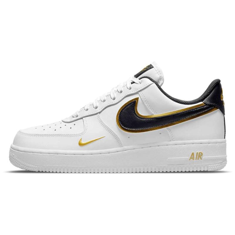Nike Air Force 1 '07 LV8 'Metallic Swoosh Pack White Metallic Gold' Sneakers DA8481-100