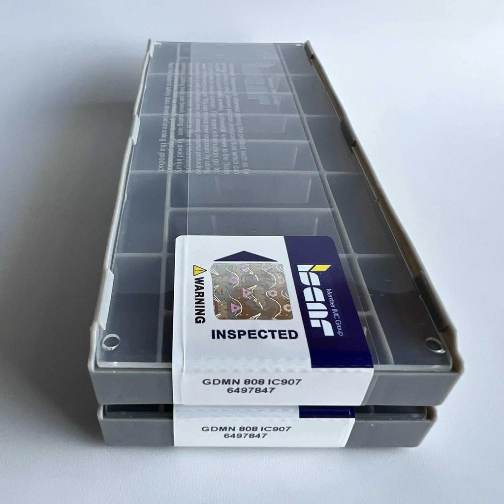 ISCAR / GDMN808 IC907  /Industrial Indexable Carbide Inserts 10 Pcs