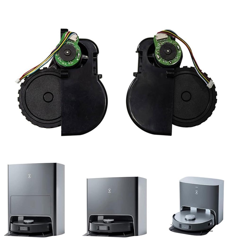 2 Pack Plastic Wheels Quiet Wheels Easy To Change Smooth Movement Wheels Plastic Texture for EXVAC660/X500Pro Models