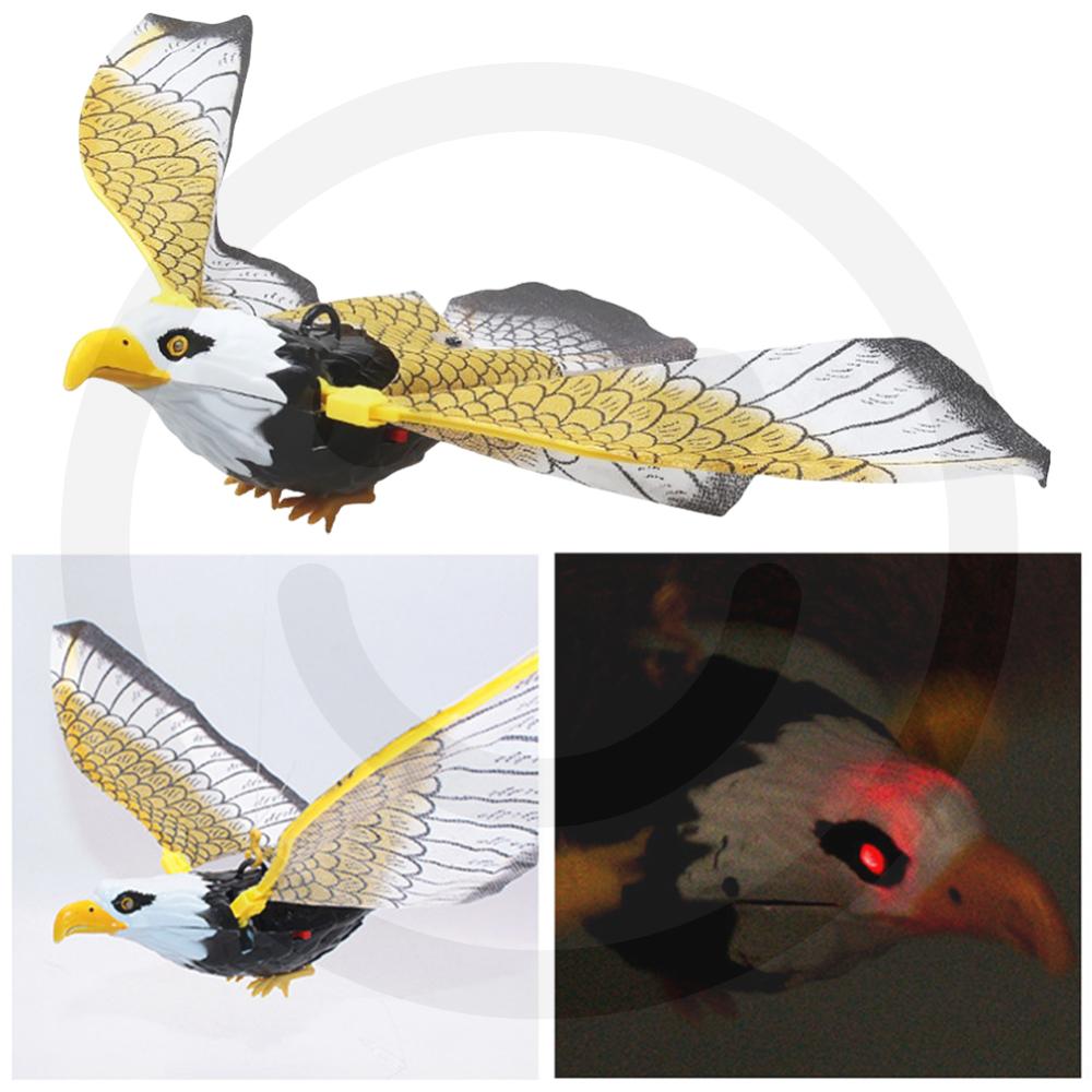 Bird Scarecrow Fake Horned Hawk Decoy Bird Scarer Hanging Eagle Eagle Repeller Eagle Fake Hawk Decoy Statue Outdoor Falcon Decor China Mainland