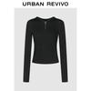 UR Women's Half-Zip Hooded Knit Sweater
