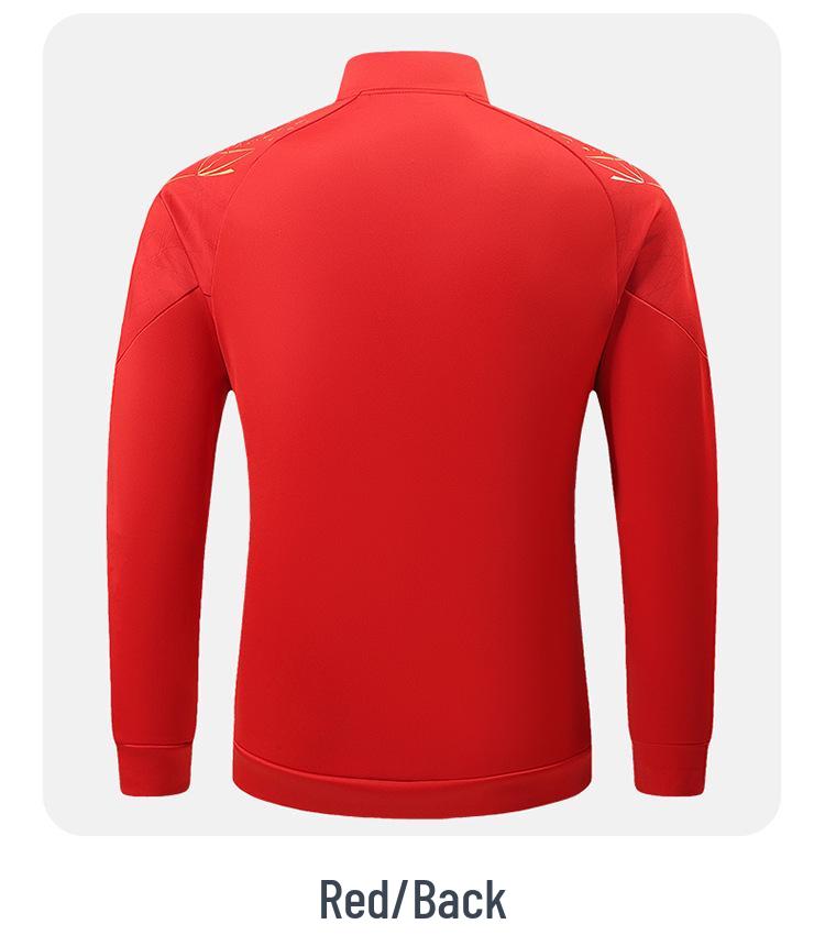 Unisex Long Sleeve Sports Jacket for Table Tennis and Badminton Competitions