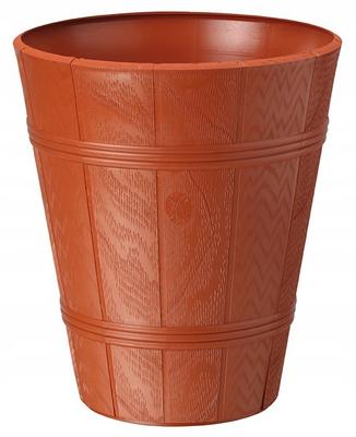 Palmówka Wood-like Flowerpot 4 Terracotta Form-Plastic