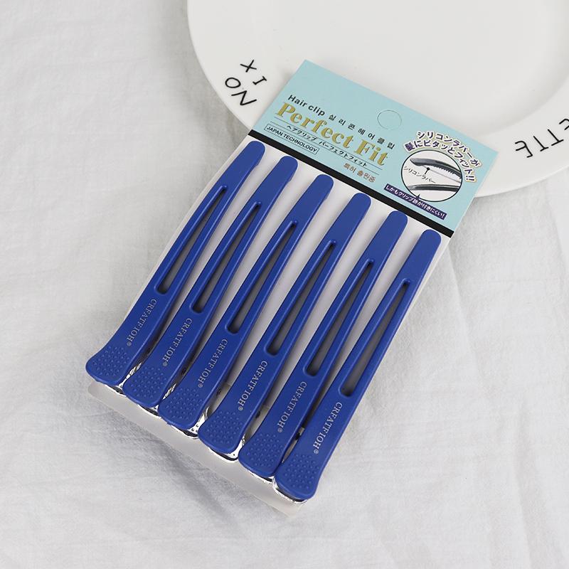 

6-piece set of women s salon hairpins with no marks or bends professionally woven and shaped hair clips