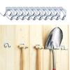 5-25PCS Garage Wall Organization Hanger With Screw Multi-Purpose Hooks Garden Yard Shovels Rakes for Garden Kitchen Garage Tools
