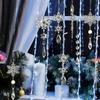 Elegant 10 Piece Christmas Tree Decoration Set With Acrylic Pearl Ornaments And Snowflakes