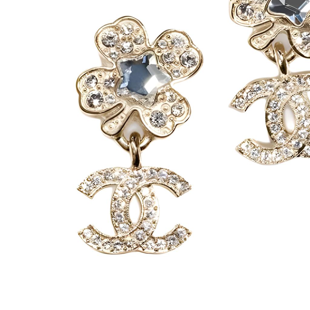 Chanel Metal Earrings Women's Gold ABF239-B19948-NAFRN
