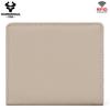 Humerpaul Ladies Clutch First Layer Cowhide Wallet Thin Wallet Large Capacity Coin Bag with Photo Window Coin Purse
