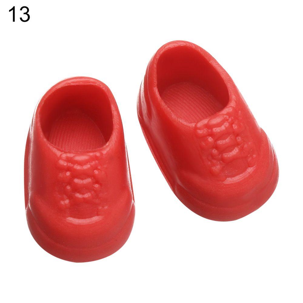 

15 Styles General-Purpose 1/8 Doll Body 8~16cm Dolls Stand PVC Doll Wear Fashion Sandals Cute Shoes 13