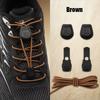 Easy On Off No Tie Shoelaces with Dot Button Quick Lock, Stretch Elastic Laces for All Athletic & Casual, Time-Saving Lazy Laces