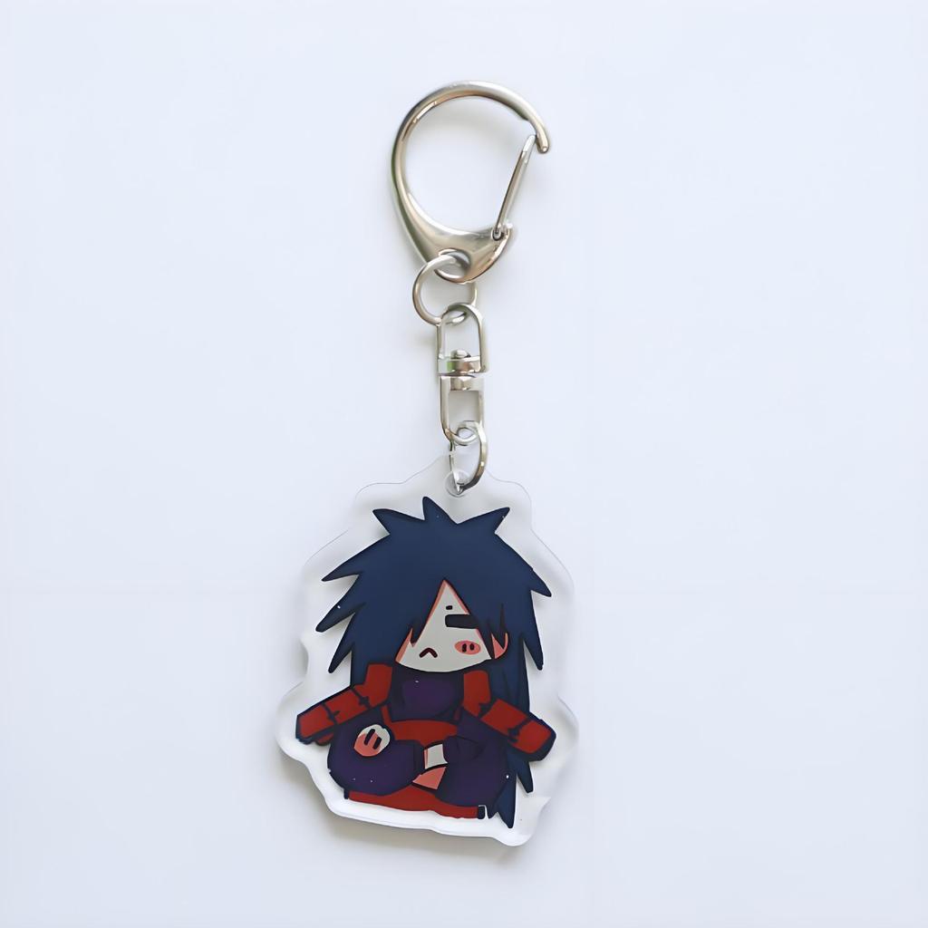 Anime Cartoon Naruto Uchiha Itachi Obito Madara Shisui Hyga Neji Nara Shikamaru Deidara Acrylic Keychain Gifts 5Cm