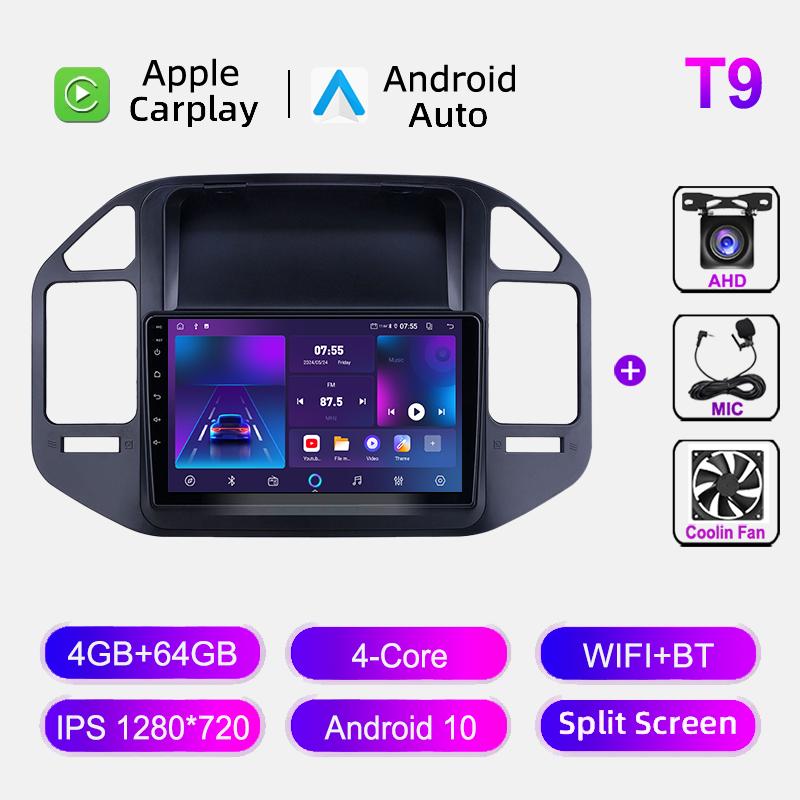 Carplay For Mitsubishi Pajero V73 V77 V68 V75 2008-2011 Car Radio Stereo Multimedia Player Android GPS Navigation WIFI Autoradio