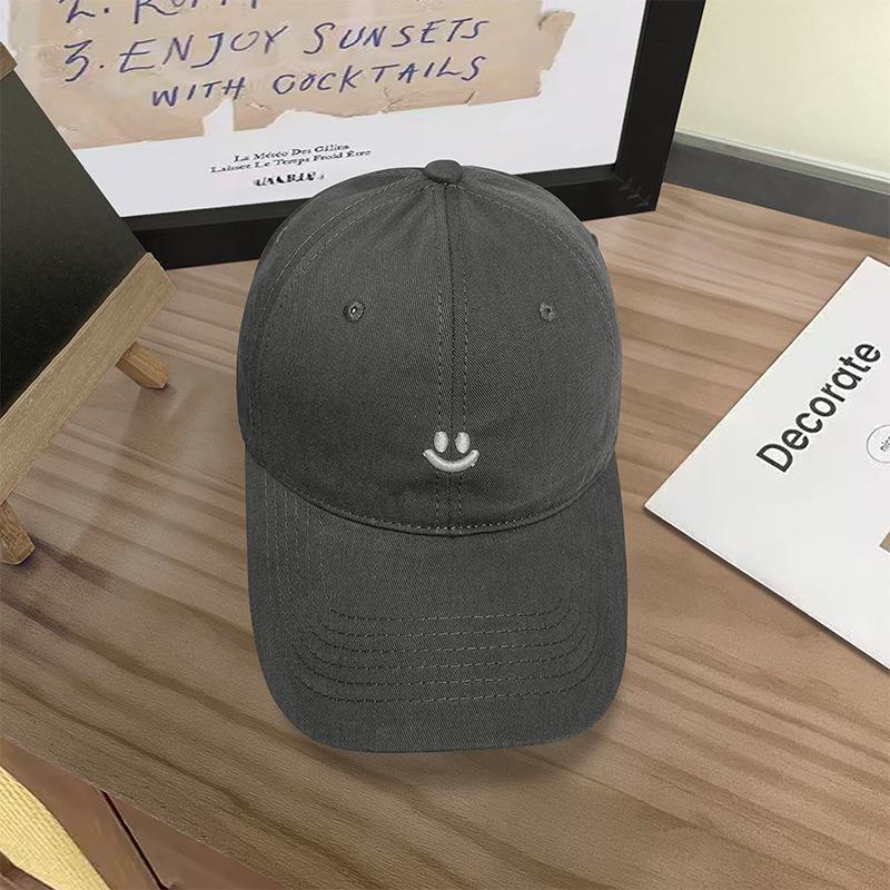 Spring and Summer Wide-brimmed Sunshade Embroidered Versatile Baseball Cap Women's