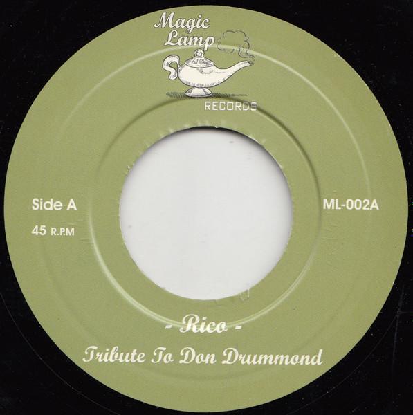

7inch Record RICO RODRIGUEZ THE CRYSTALITES Tribute To Don Drummond Drop Pon ML002 Magic Lamp Reco 2016 UK Reggae Ska Dub Used