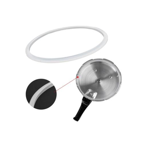 Náhradní silikonový těsnicí kroužek pro tlakové hrnce, Vyměňuje se každých 18-24 měsíců, Pasuje na hliníkové tlakové hrnce, Snadno se čistí (22 cm)