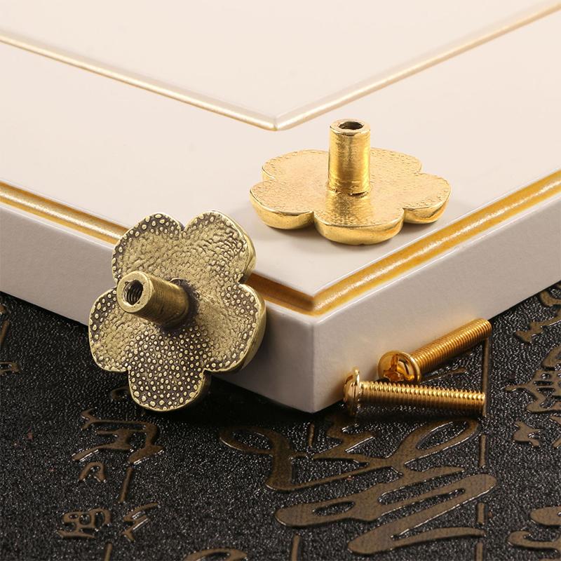 1pc Versatile Sturdy Drawer Handle Knob Brass Door Handle Cabinet Drawer Handle for Hallway Home Bedroom Balcony Door