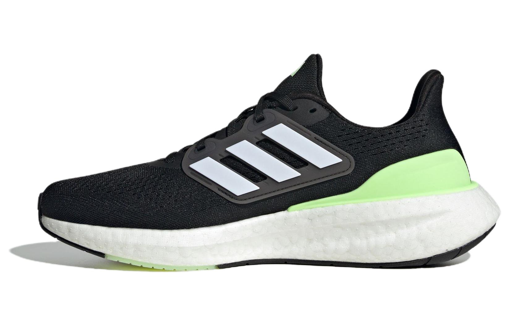 Adidas PureBoost 23 Wide  Black Green Spark  IF9657 36