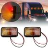 12-24V Car LED Side Marker Lights Square Lights Warning Tail Light Red Yellow Auto Trailer Truck Lorry clearance Lamps