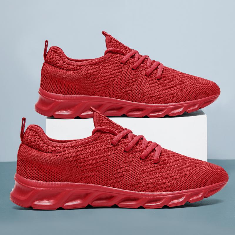 Fashion Fujeak Classic Comfort Sneakers for Men Plus Size Trendy Footwear Non-slip Running Shoes Ultralight Breathable Mesh Men's Shoes