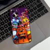 F-Five Nights At Freddy-s  Phone Case For iPhone 17,16,15,14,13,12,11 Plus,Pro Max,XS,Soft Silicone Black Cover