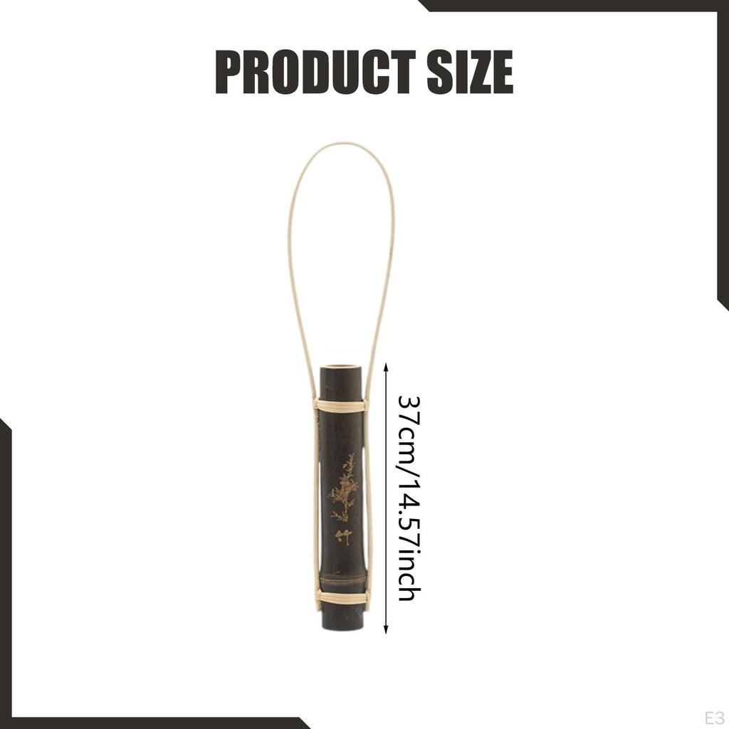 Bambus Blumenvase Tischmittelstück Dekoration für Tischplatte Modern Minimalistisches Design