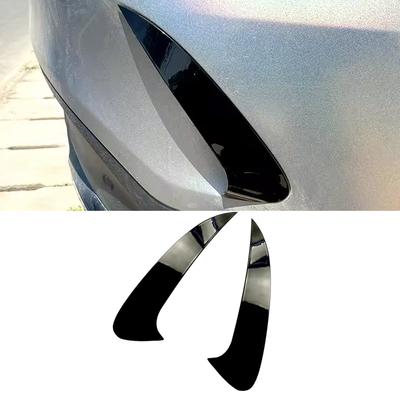 Pour Mercedes Benz GLE Coupé C292 2015-2018 Garniture de Ventilation Arrière Garniture de Pare-chocs Lèvre Canards Latéraux Aileron Splitter ABS Brillant/Noir Carbone