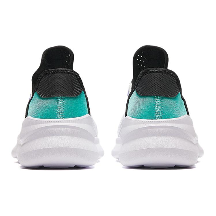 Anta Comfortable Versatile Non-Slip Shock Absorbing Low-Top Kids Running Shoes Kids sneaker White Black Green A312428821-1