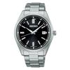 SEIKO SELECTION SBTM323 Męski zegarek wyprodukowany w Japonii zasilany energią słoneczną z radiową korektą daty i kalendarza, czarna tarcza, wodoodporność 10 ATM, stal nierdzewna.