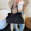 Tote Bag Suede Shoulder Bag Solid Color Underarm Packs Fashion Large Capacity Handbag  Travel