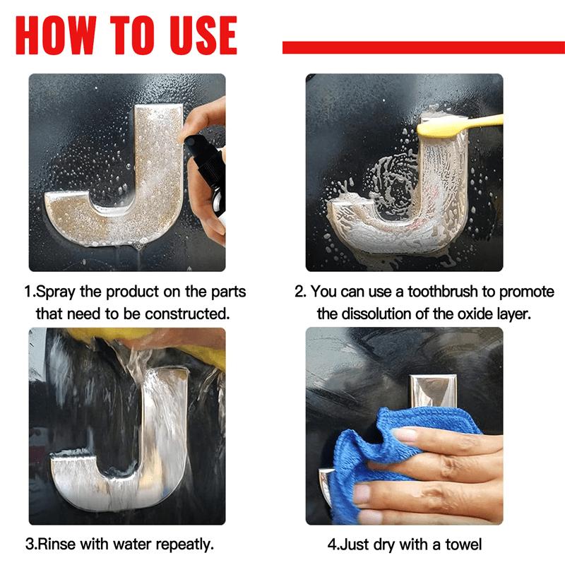 100ml Car Anti-Rust Remover Parts Maintenance Agent Clean Rust Remover Spray Metal Rust Removers Cleaner Car Cleaning Tools