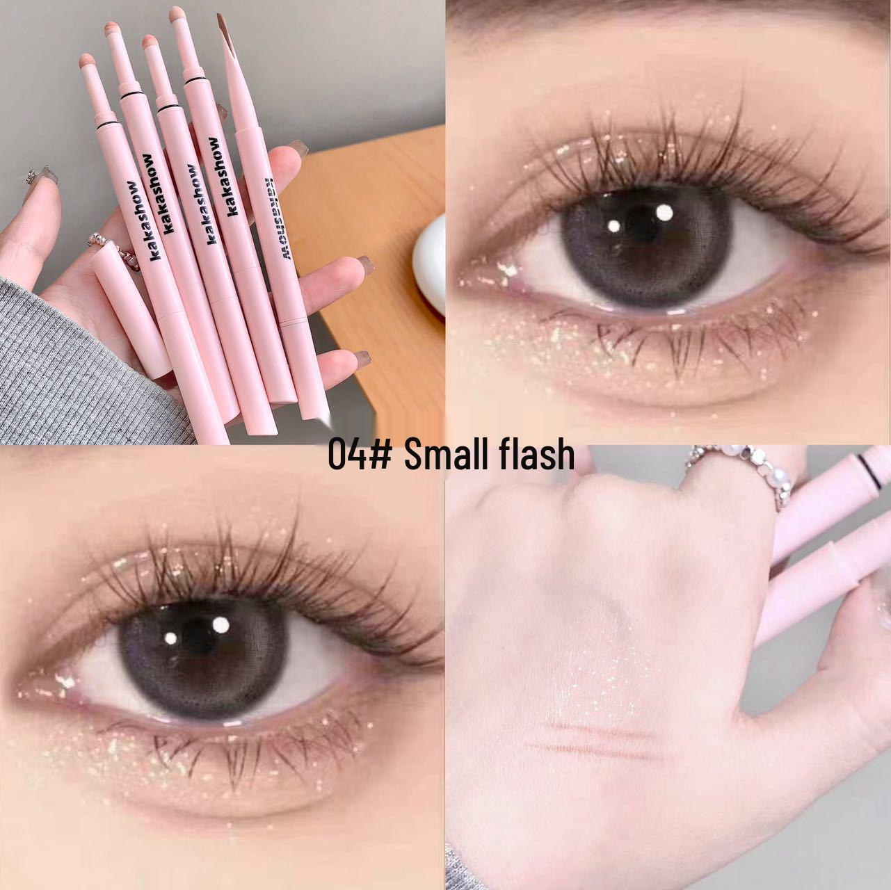 Kakashow Double-Ended Waterproof Eye Shadow Stick: Brighten  Outline with Smudge-Proof Formula for Women.