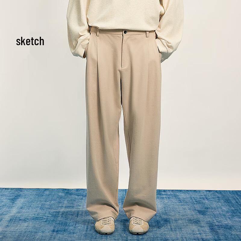 

CROQUIS Men s 2025 Autumn Knit Straight Leg Casual Pants 9P8E12440 L