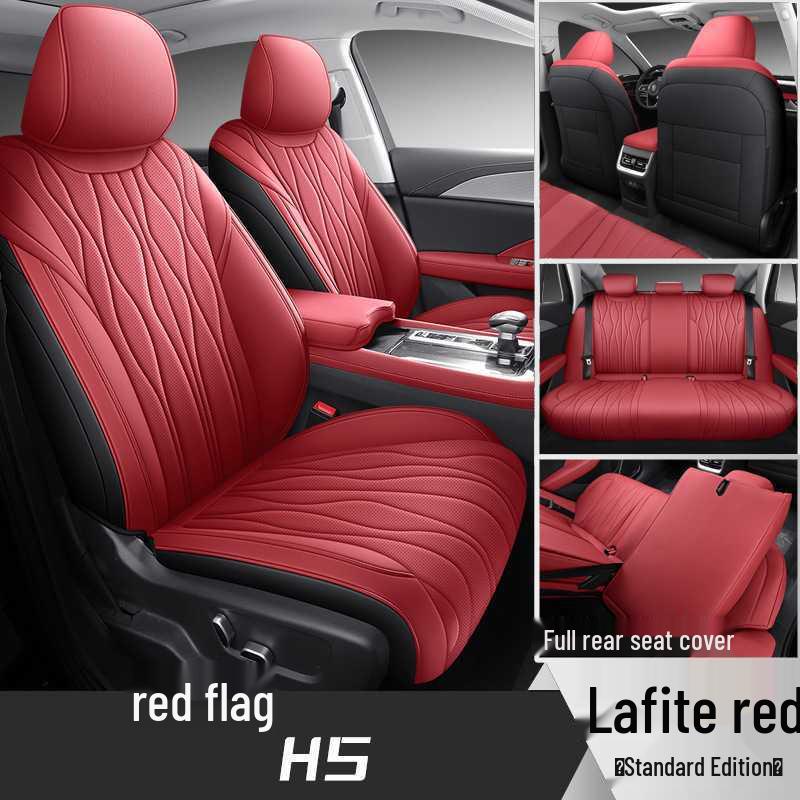 2024 Red Flag H5 Perforated Leather Seat Covers 1.5T/2.0T Full Coverage, Four Seasons.