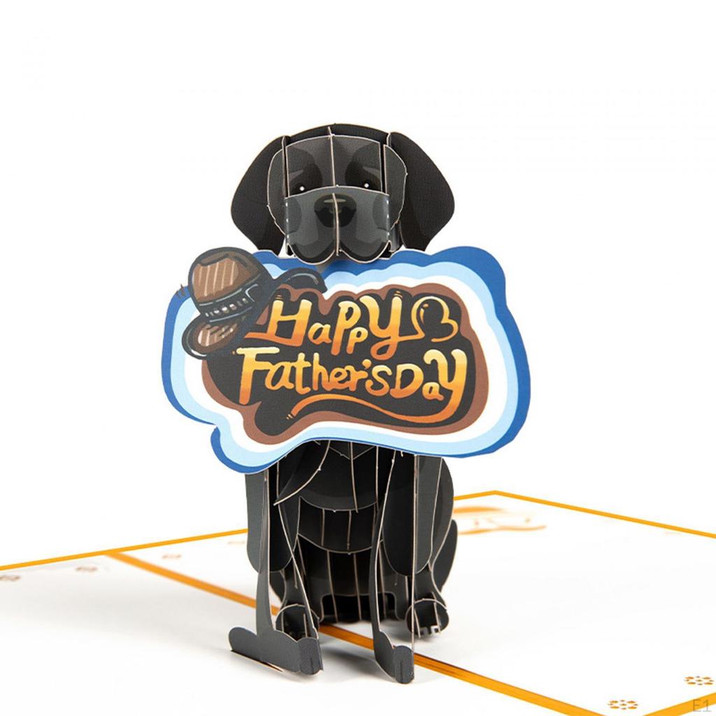 Fathers Day Card Father's Greeting with Message Note Birthday Gift for