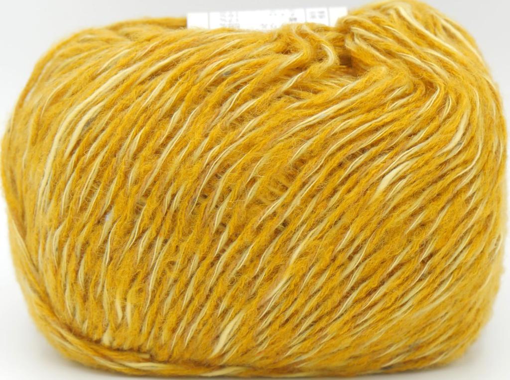 Motohiro SKI YARN Ski Mix Medium Thickness 4102 Mustard Made in 30g Pack of 5 COL. Flavor, Japan, Approx. (84m),