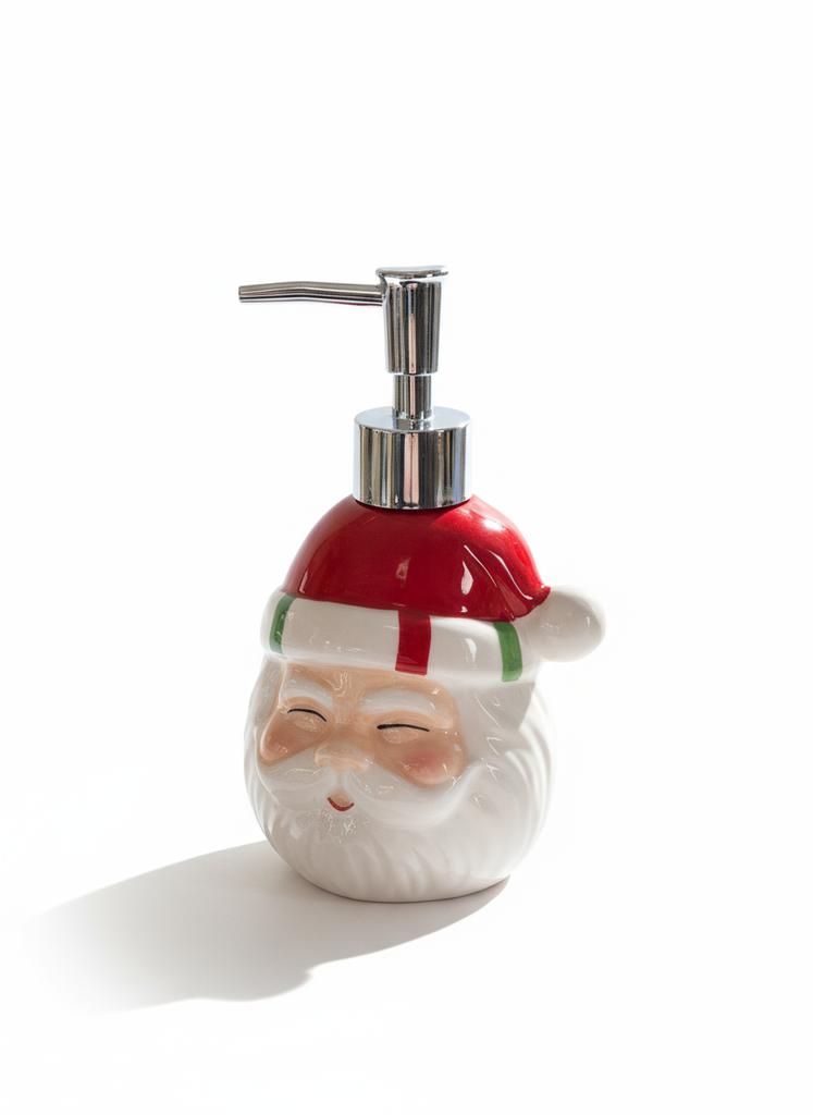 Liquid Soap Bathroom Gel Dispenser Santa Claus