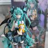 New Anime Little Devil Hatsune Miku Handmade Little Raccoon Chuyin Dark Angel Handmade PVC Model Animation Peripheral Ornaments