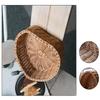 Haushalt Imitation Rattan Weidenkorb Restaurant Serviertisch Tischplatte Präsentation