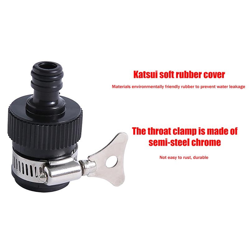 Universal Faucet Connector Tap Connector Adapter Garden Kitchen Water Hose Pipe Joiner Fitting Universal
