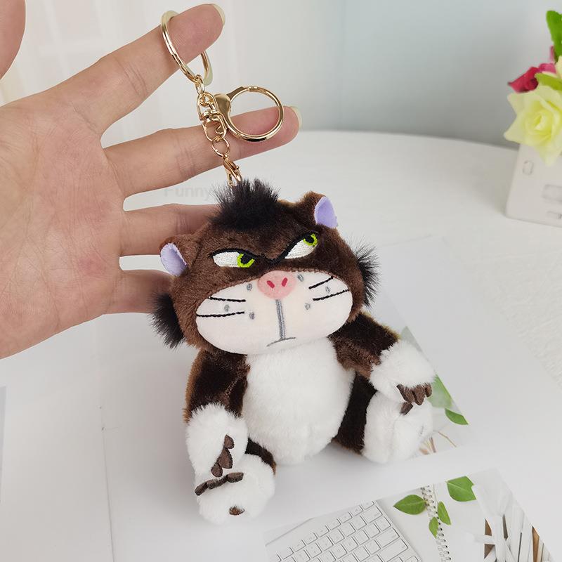 Non-Toxic 12Cm 4 Colors Lovely Lucifer Plush Keychain Doll Kawaii Bag Pendant Plush Stuffed Toy Backpack Pendant Birthday Gift For Childre