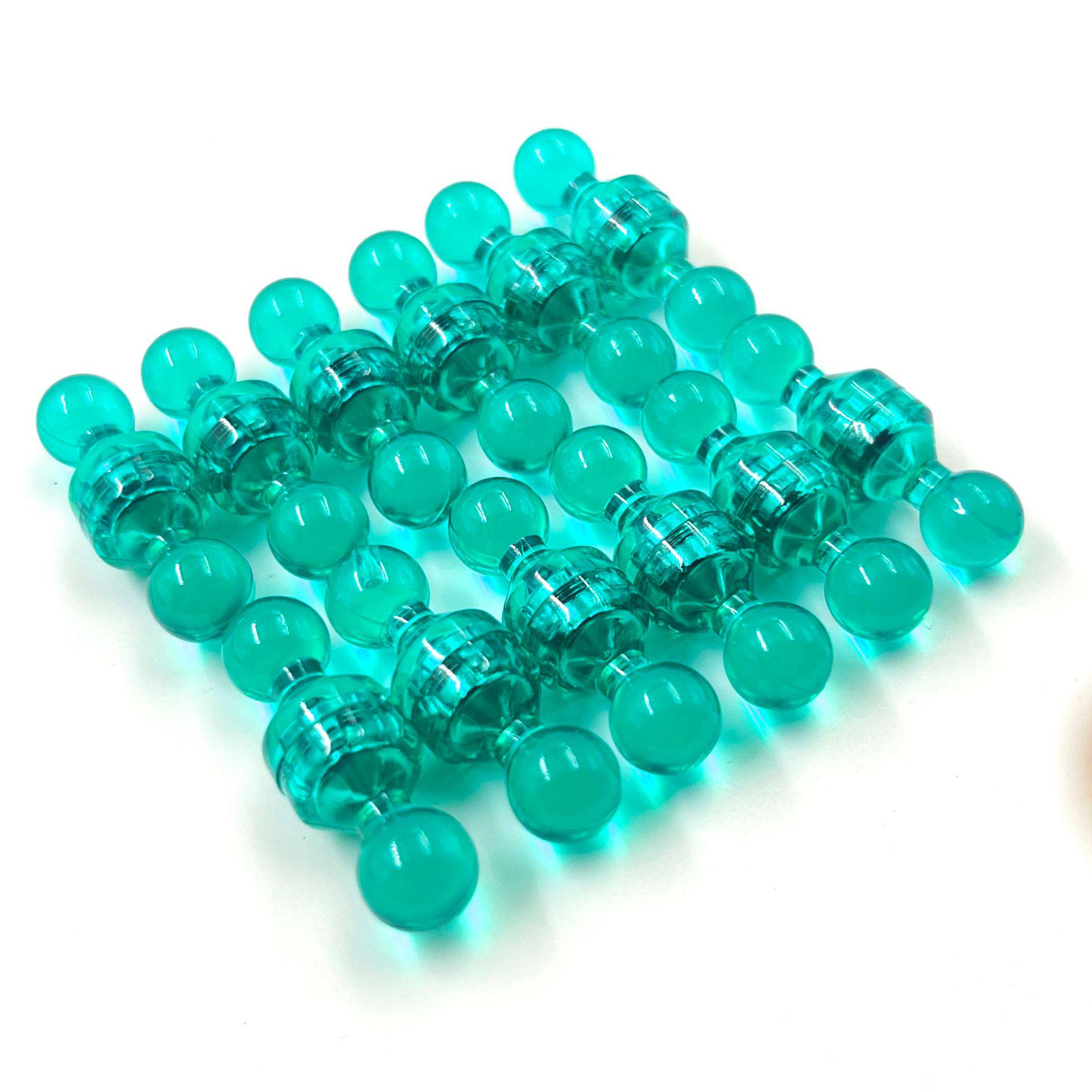 

Clear Small Magnetic Push Pins for Refrigerator and Whiteboard. D11*17 White Transparent