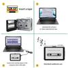 Cassette Tape Tape to MP3 Battery USB Includes Earphones Digitizer, Converter, & Powered, Portable, 3.5mm (Silver)