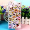 4pcs Thickened Crayon Shin-Chan Butt Pinch Decompression Sticker 3d Diy Phone Case Decorative Sticker Child Toy Account Sticker