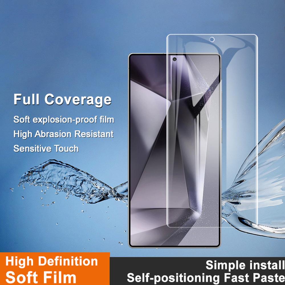 IMAK Hydrogel Film 4th Gen for Samsung Galaxy S25 Ultra Full Screen Protector Ultra Clear Soft TPU Film