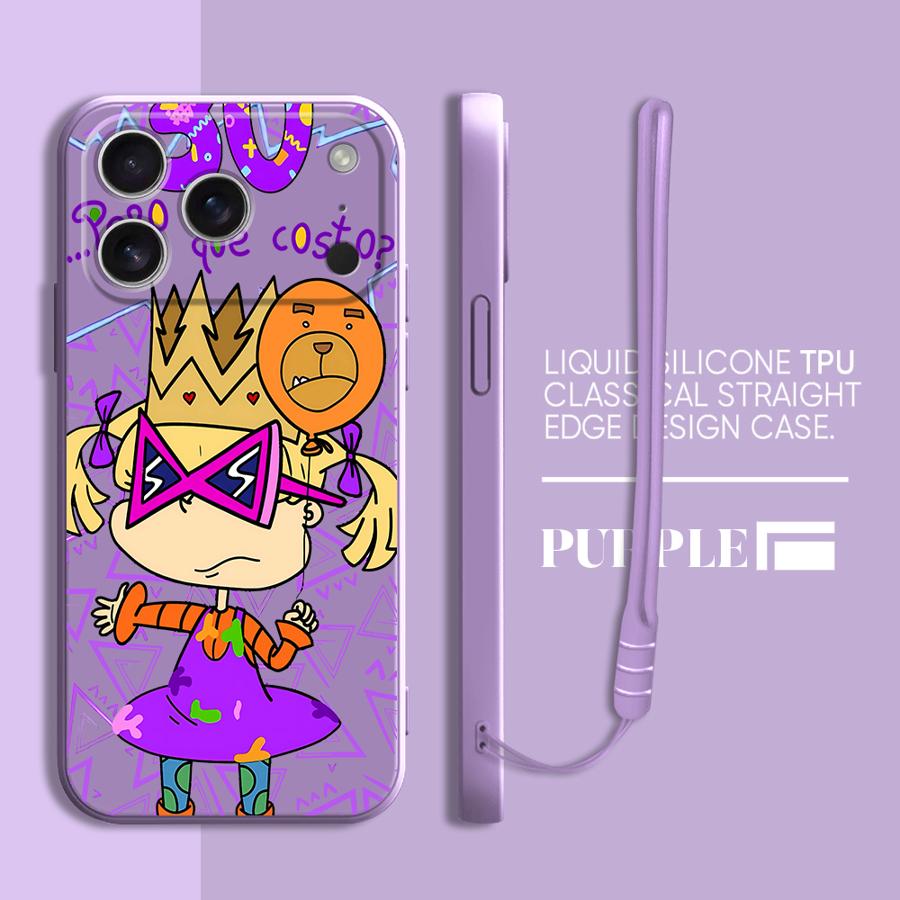 

Phone Cover Case for Apple iPhone 17 Pro Max Air 13 Mini 15 XS XR 12 Plus 11 16 7 8 Cartoon Funny R-Rugrats iPhone 11 Pro Max
