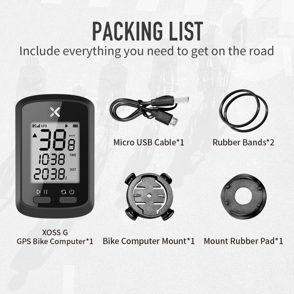 XOSS Walker Little G Wireless Bicycle GPS Computer for Road Mountain Bikes - English Version